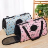 Wholesale of multi-color and multi-pattern portable pet bags made of Oxford cloth for cats Specification image